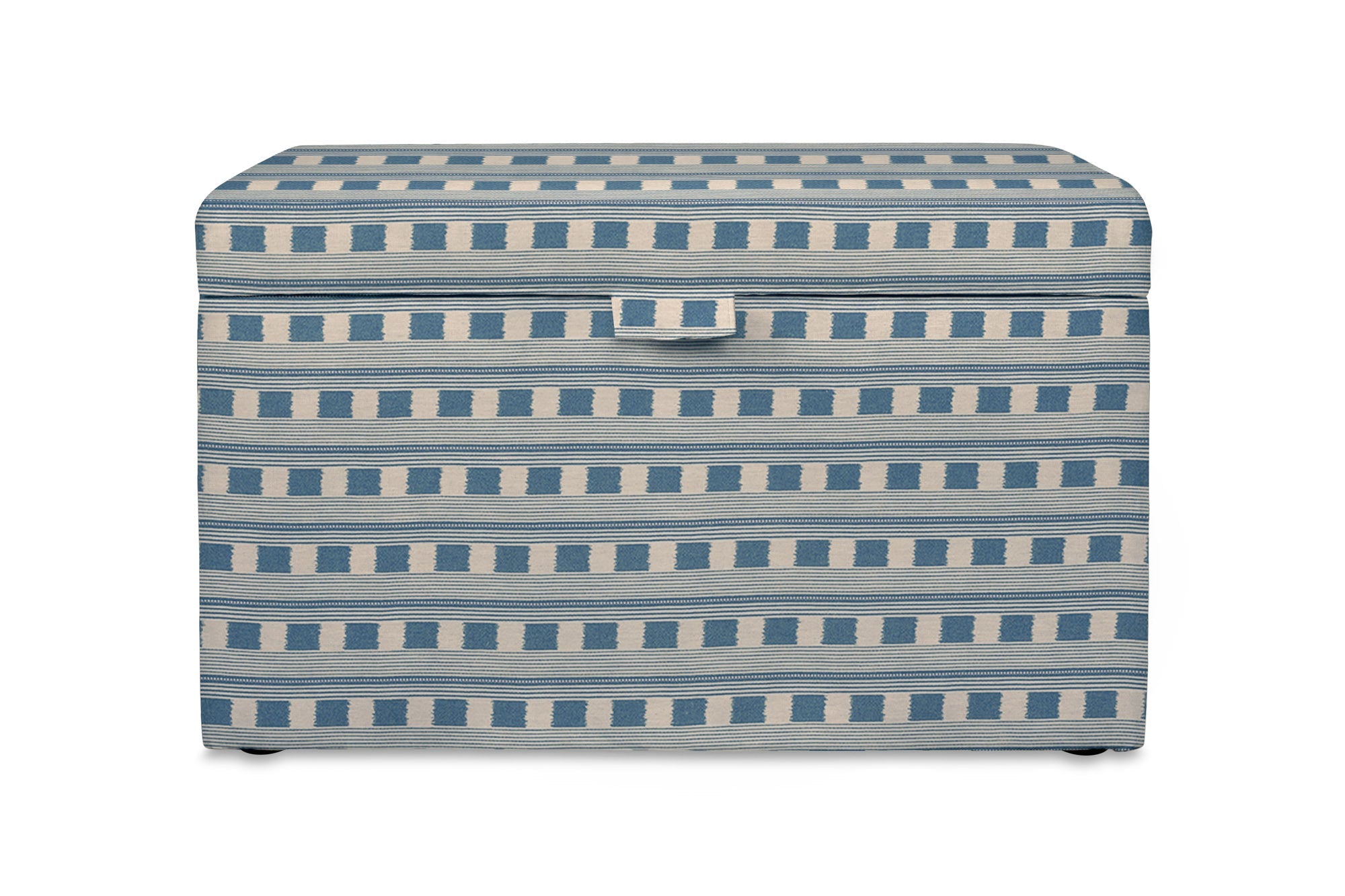 Denim storage hot sale ottoman