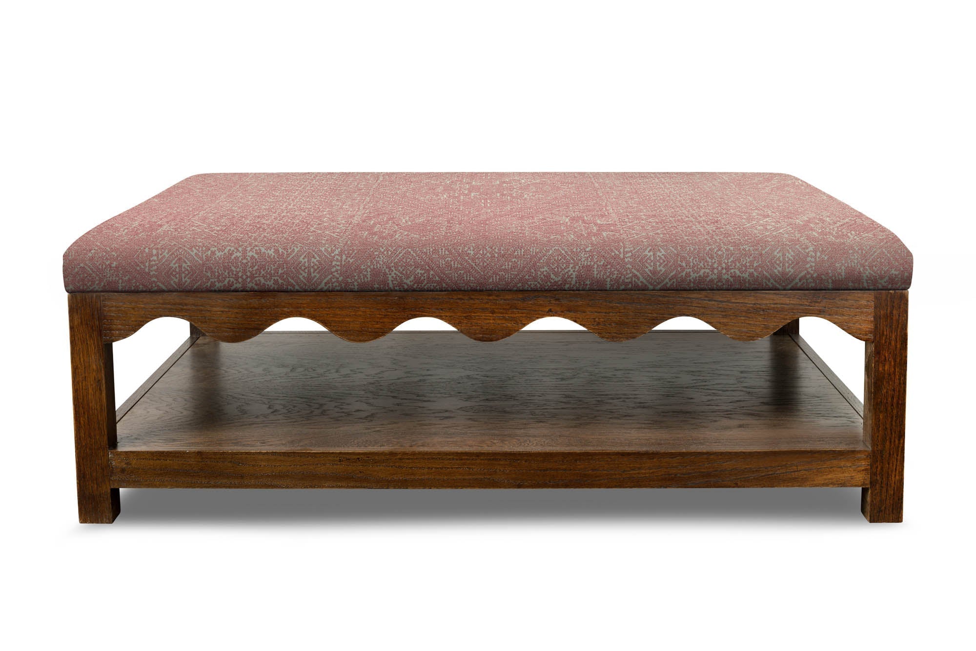 Painted Wavy Footstool Small Isabelle Baldwin